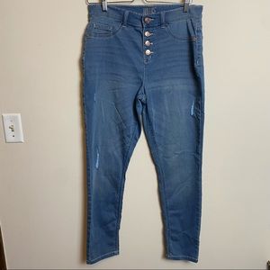 Justice skinny jeans 16 plus